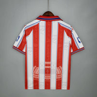 Jersey Atlético de Madrid Retro 1996/1997 White e Red -