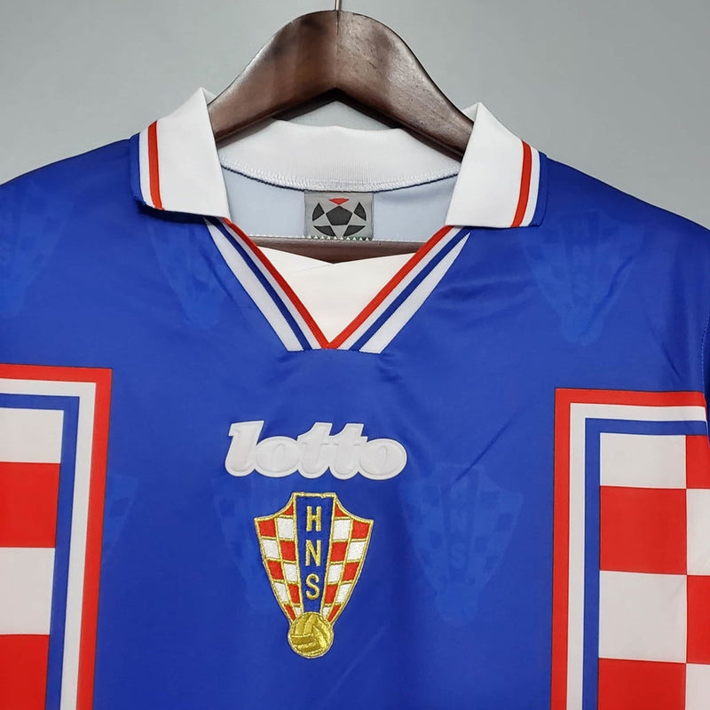 Jersey Croácia Retro 1998 - Lotto