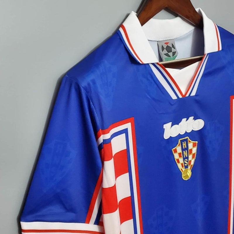 Jersey Croácia Retro 1998 - Lotto