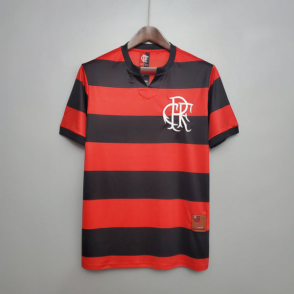 Jersey Flamengo Retro 1978/1979 Red e Negra