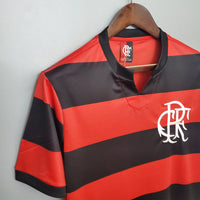 Jersey Flamengo Retro 1978/1979 Red e Negra