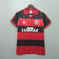 Jersey Flamengo Retro 1990 Red e Negra -