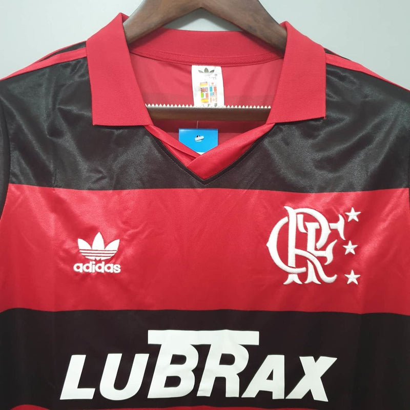 Jersey Flamengo Retro 1990 Red e Negra -
