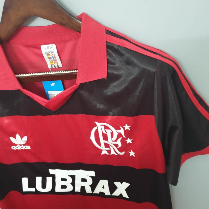 Jersey Flamengo Retro 1990 Red e Negra -