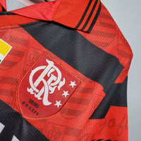 Jersey Flamengo Retro 1995 Red e Negra -