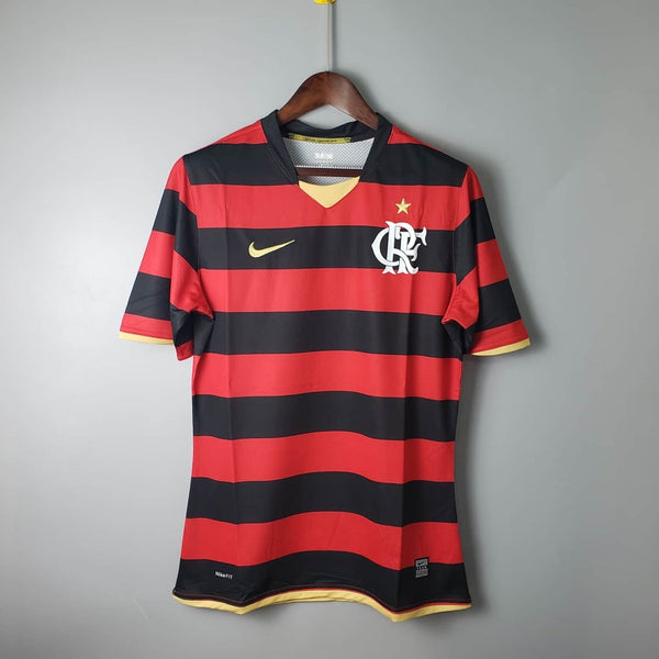 Jersey Flamengo Retro 2009 Red e Negra -