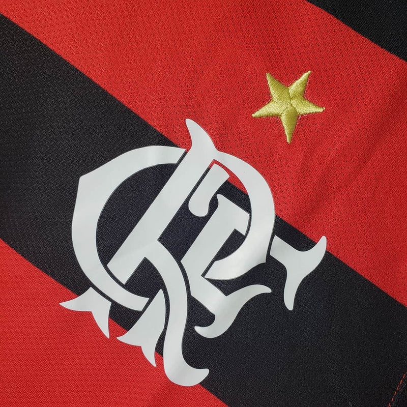 Jersey Flamengo Retro 2009 Red e Negra -