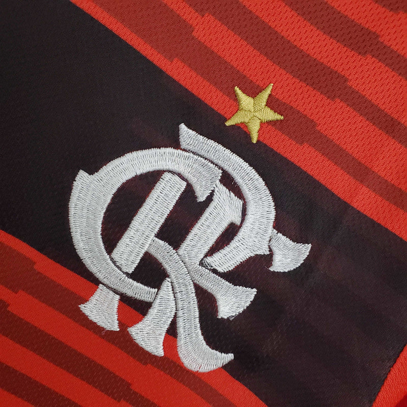 Jersey Flamengo Retro 2018/2019 Red e Negra -