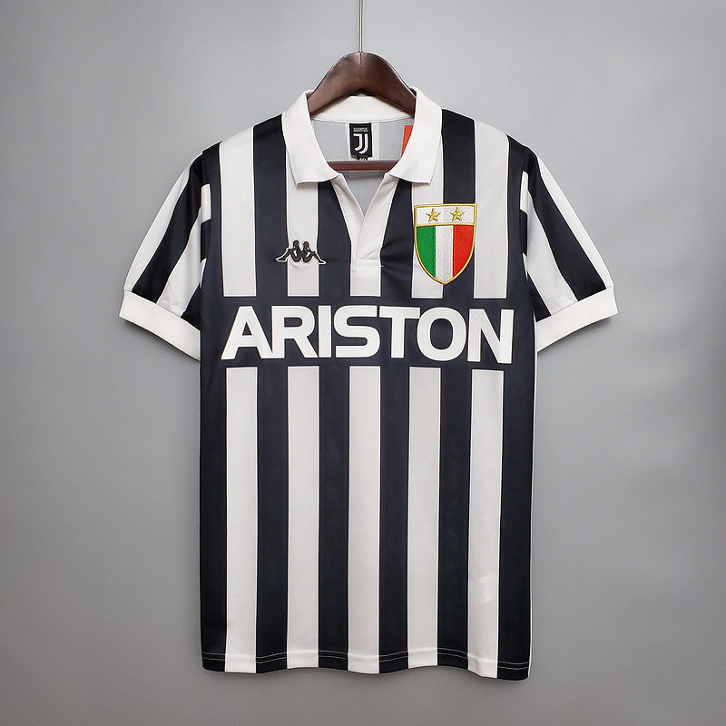 Jersey Juventus Retro 1984/1985 - Negra e White