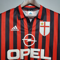 Jersey AC Milan Retro 1999/2000 - Red e Negra
