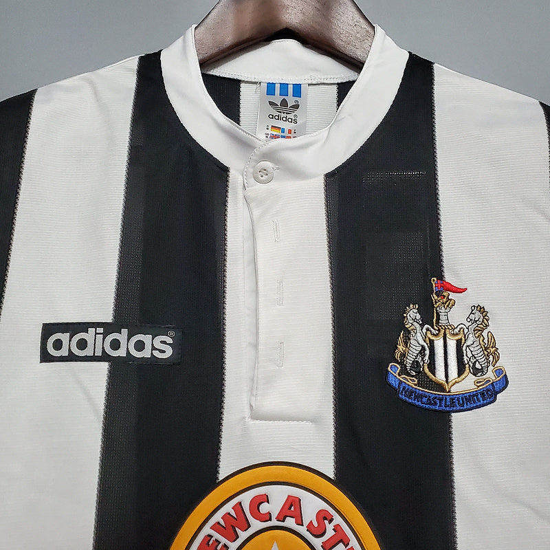 Jersey Newcastle Retro 1995/1997 - Negra e White