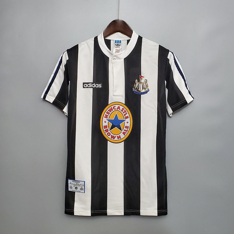 Jersey Newcastle Retro 1995/1997 - Negra e White