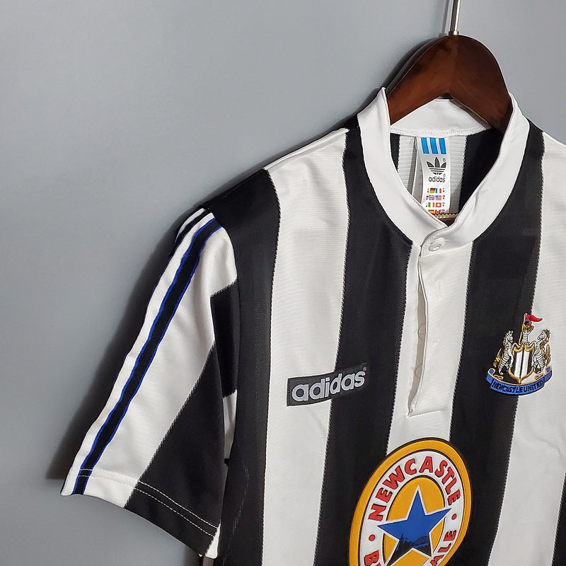 Jersey Newcastle Retro 1995/1997 - Negra e White