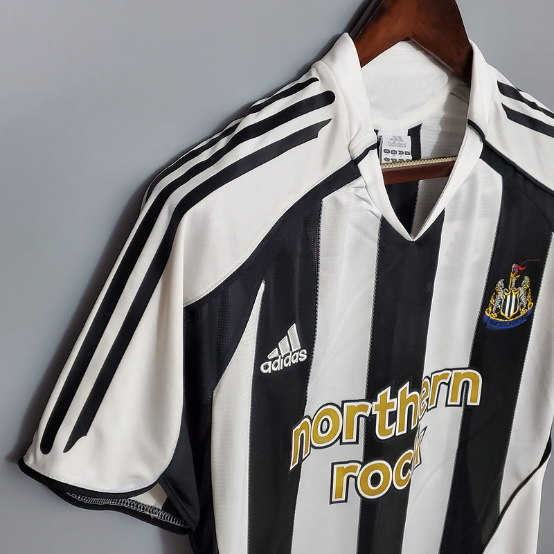Jersey Newcastle Retro 2005/2006 - Negra e White