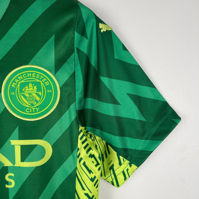 Kids kit Manchester City Guarda Redes 23/24