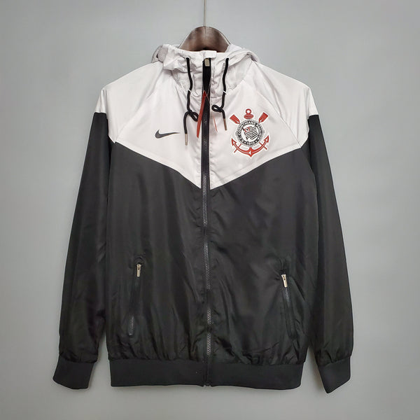 Windbreaker Corinthians - Black e White
