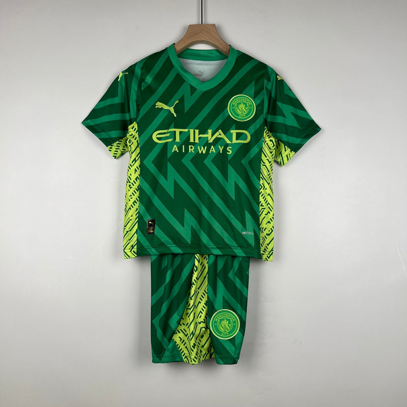 Kids kit Manchester City Guarda Redes 23/24